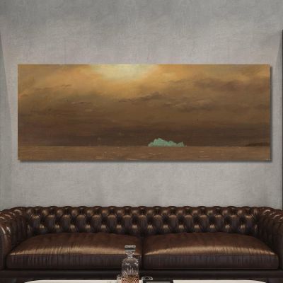 Iceberg Newfoundland Frederic Edwin Church fec23 canvas print 
