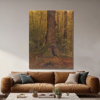 In The Woods Probably Maine Frederic Edwin Church fec25 canvas print 