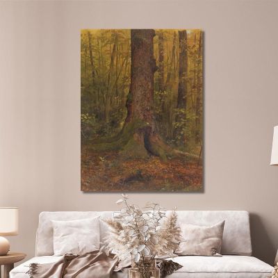 In The Woods Probably Maine Frederic Edwin Church fec25 canvas print 