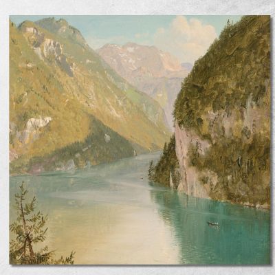 Königssee Bavaria Frederic Edwin Church fec27 canvas print 