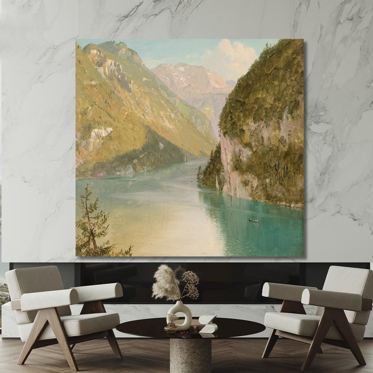 Königssee Bavaria Frederic Edwin Church fec27 canvas print