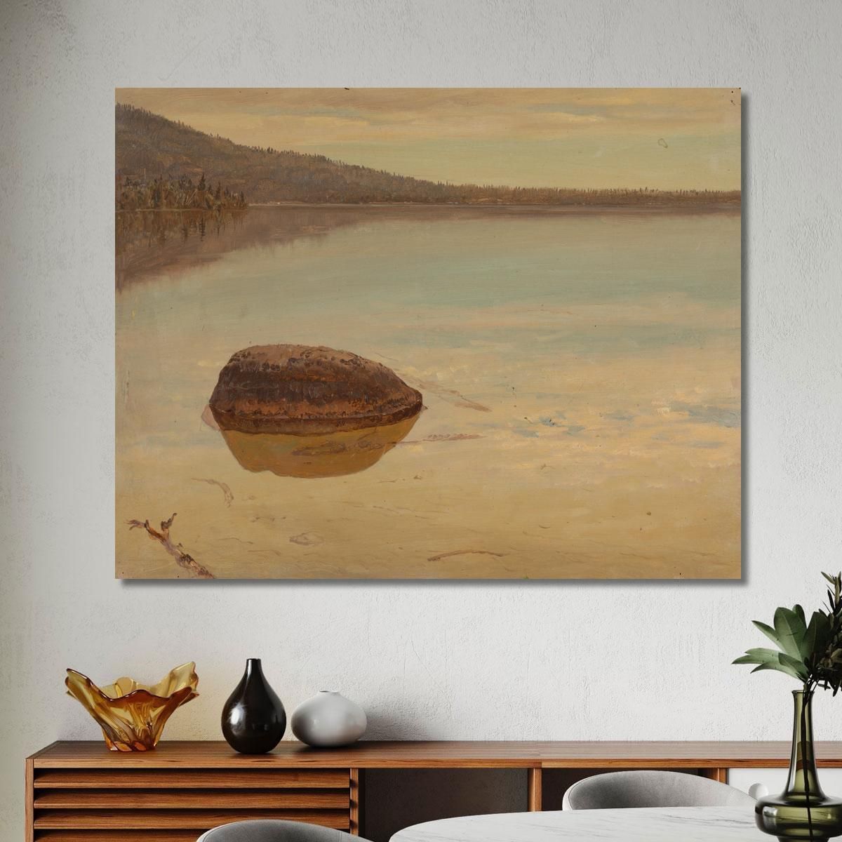 Lake Katahdin Frederic Edwin Church fec28 canvas print 