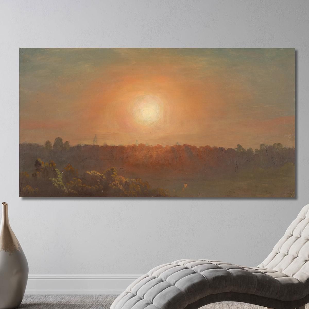 Landscape At Sunset Frederic Edwin Church fec30 canvas print 