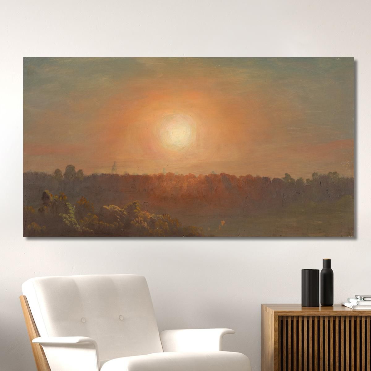 Landscape At Sunset Frederic Edwin Church fec30 canvas print 