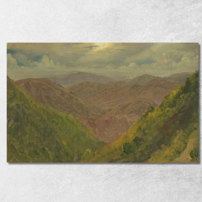 Landscape In Jamaica West Indies 2 Frederic Edwin Church fec33 canvas print 