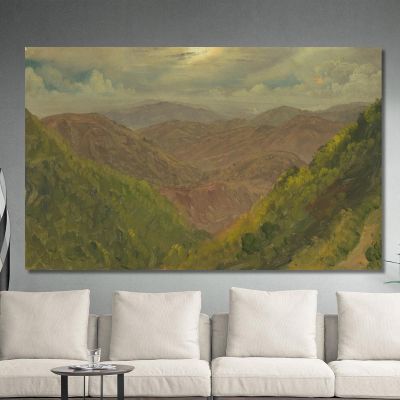 Landscape In Jamaica West Indies 2 Frederic Edwin Church fec33 canvas print 