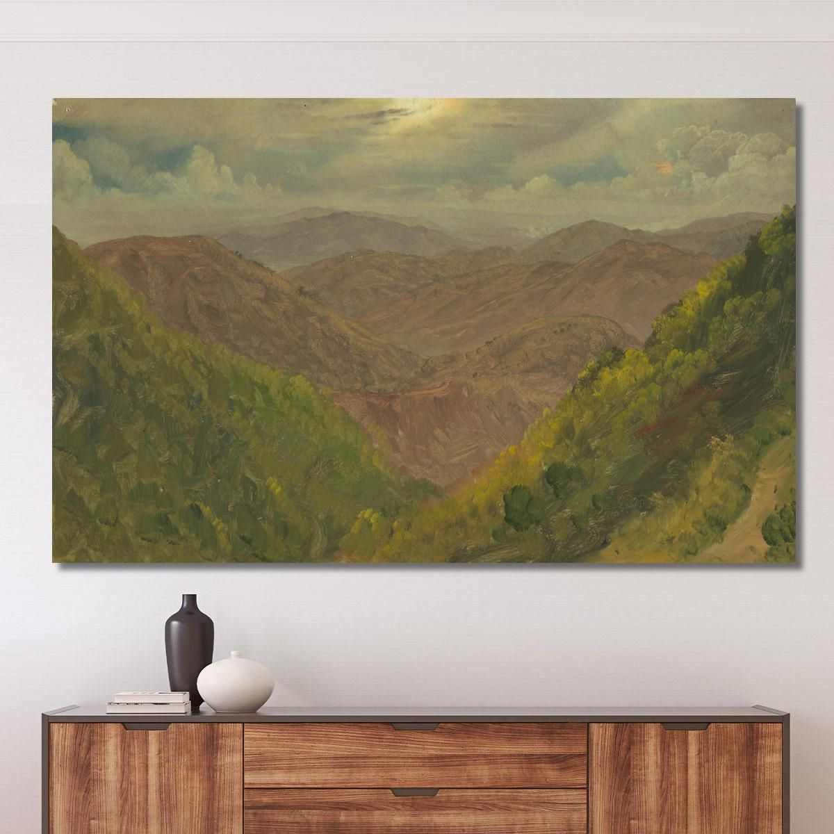 Landscape In Jamaica West Indies 2 Frederic Edwin Church fec33 canvas print 