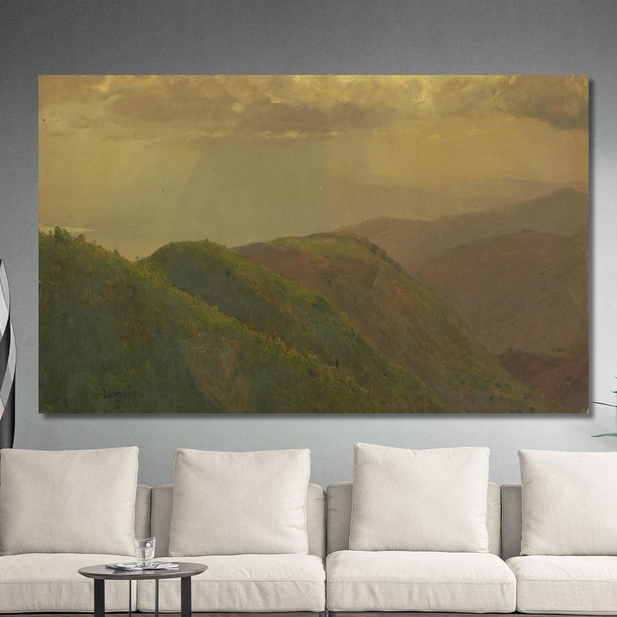 Landscape In Jamaica West Indies Frederic Edwin Church fec34 canvas print 