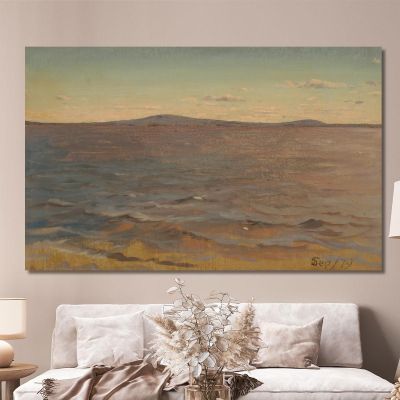 Maine Coast Surf Frederic Edwin Church fec41 canvas print 