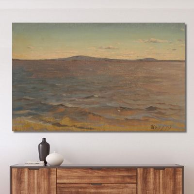 Maine Coast Surf Frederic Edwin Church fec41 canvas print 