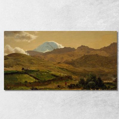Mount Chimborazo Ecuador Frederic Edwin Church fec45 canvas print 