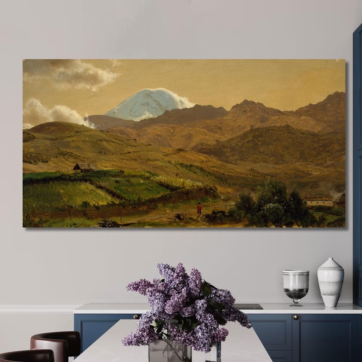 Mount Chimborazo Ecuador Frederic Edwin Church fec45 canvas print 