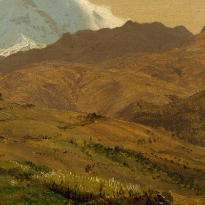 Mount Chimborazo Ecuador Frederic Edwin Church fec45 canvas print