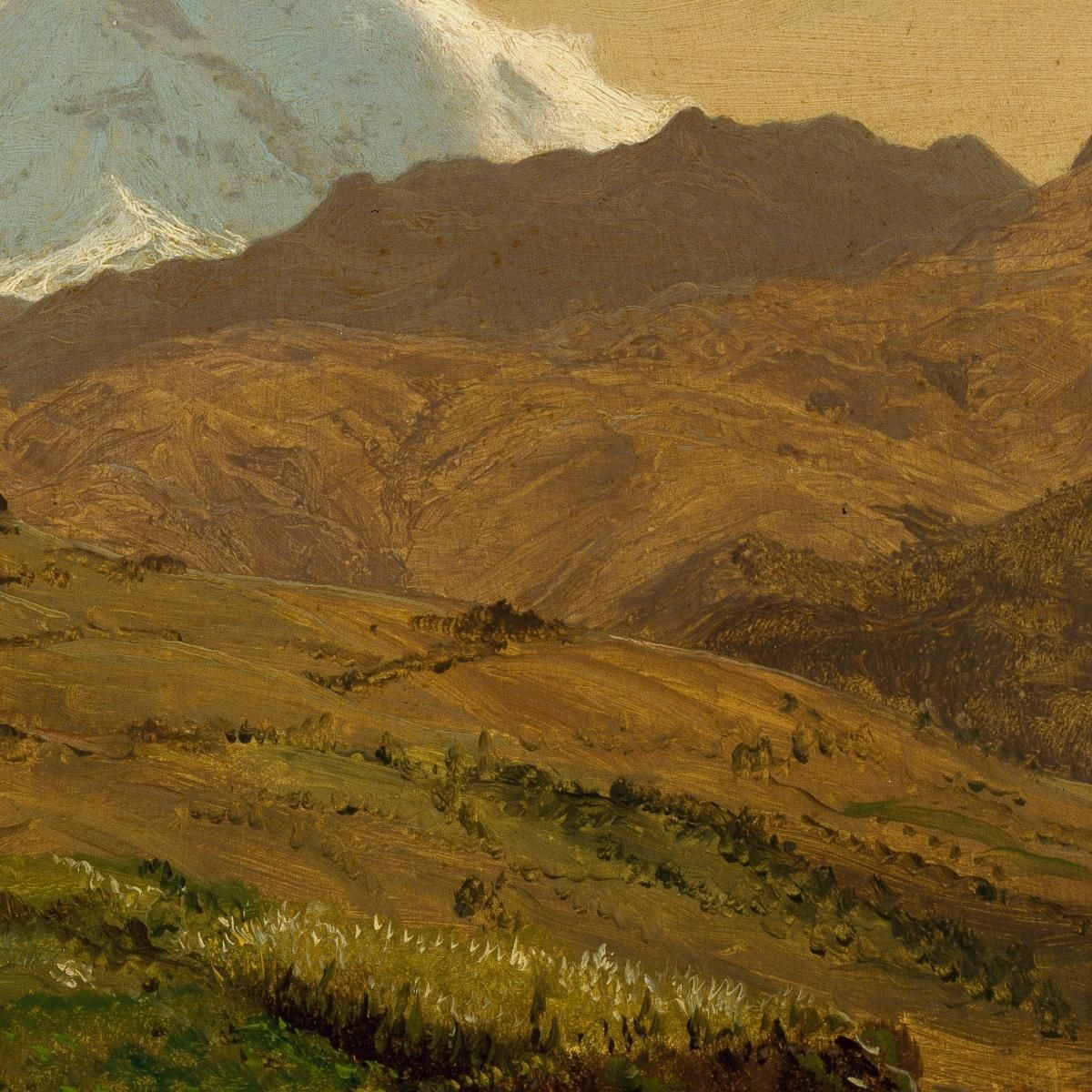 Mount Chimborazo Ecuador Frederic Edwin Church fec45 canvas print