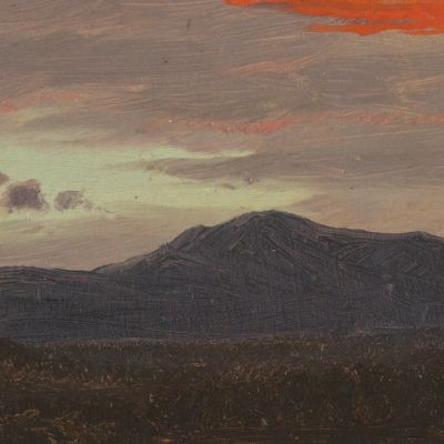 Mount Katahdin From Lake Katahdin Maine Frederic Edwin Church fec46 canvas print