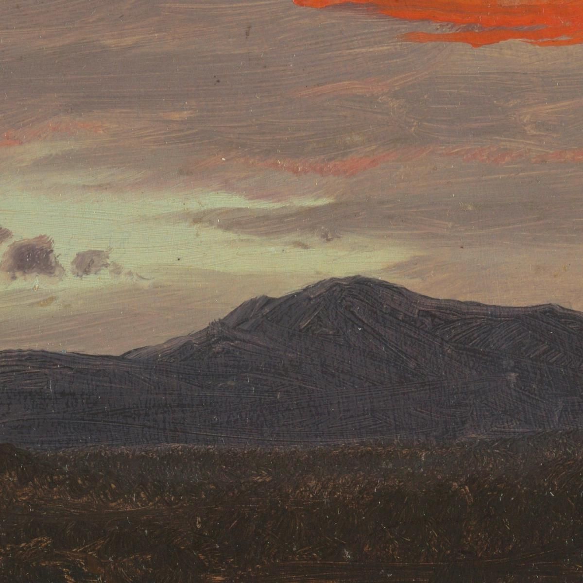 Mount Katahdin From Lake Katahdin Maine Frederic Edwin Church fec46 canvas print