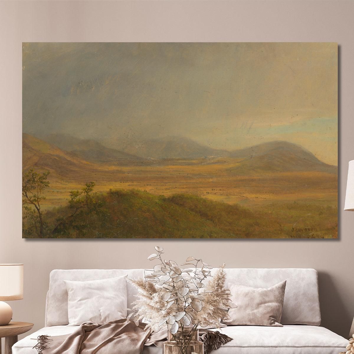 Mountainous Landscape Iv Frederic Edwin Church fec50 canvas print 