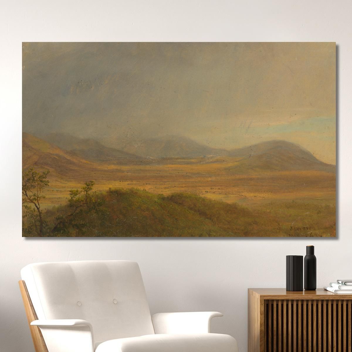 Mountainous Landscape Iv Frederic Edwin Church fec50 canvas print 