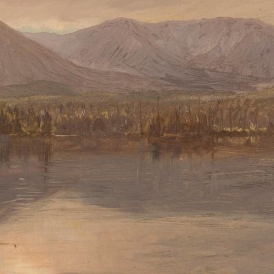 Mounts Katahdin And Turner From Lake Katahdin Maine Frederic Edwin Church fec51 canvas print