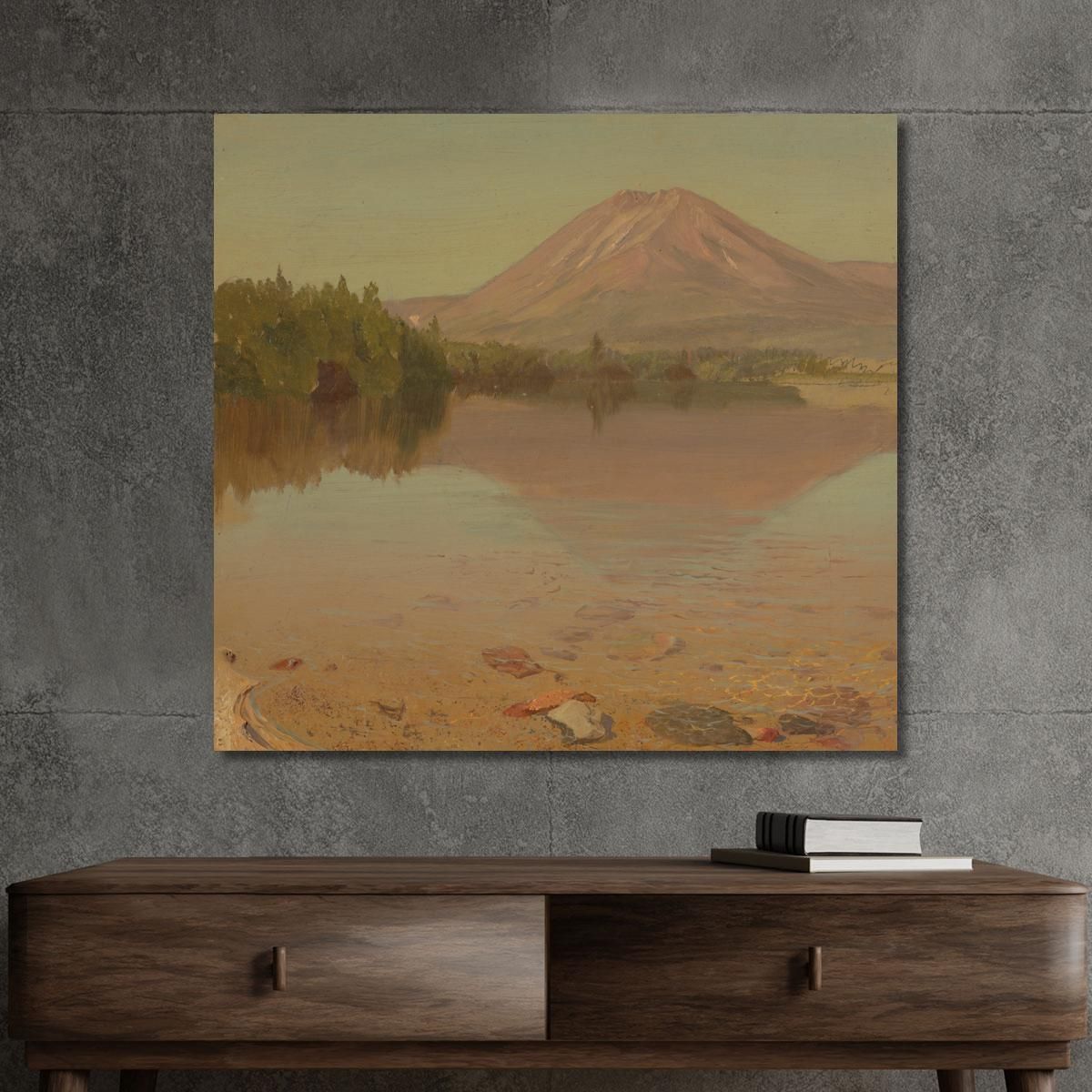 Mt. Katahdin From Lake Katahdin Frederic Edwin Church fec53 canvas print 