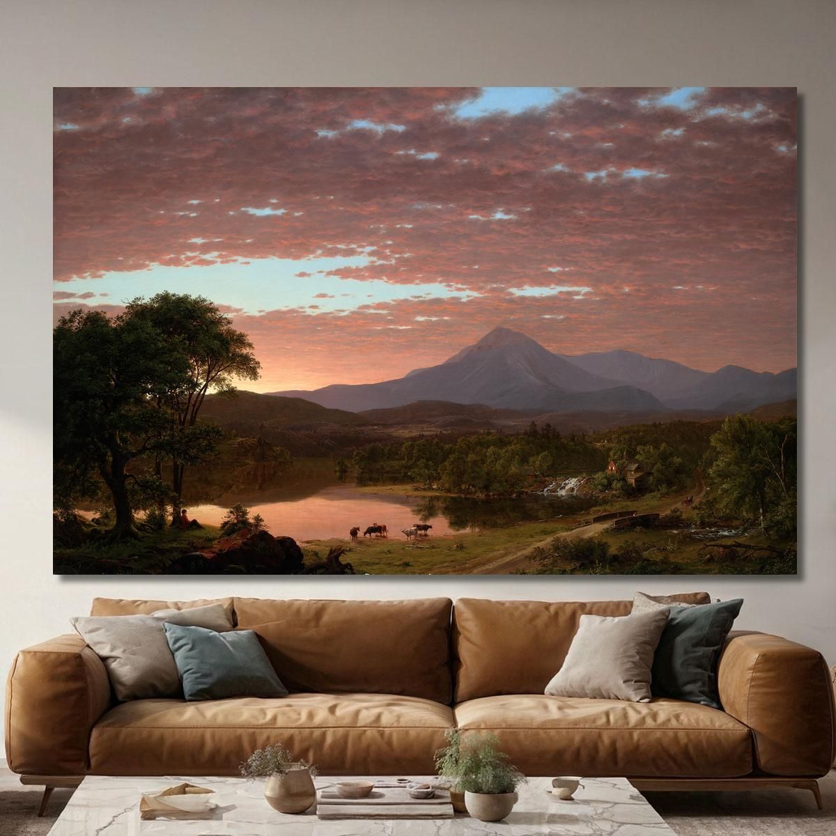 Mt. Ktaadn Frederic Edwin Church fec56 canvas print 
