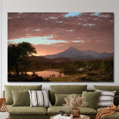 Mt. Ktaadn Frederic Edwin Church fec56 canvas print 