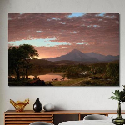 Mt. Ktaadn Frederic Edwin Church fec56 canvas print 