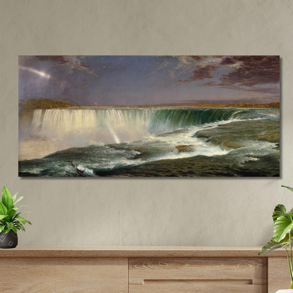 Niagara Frederic Edwin Church fec60 canvas print 