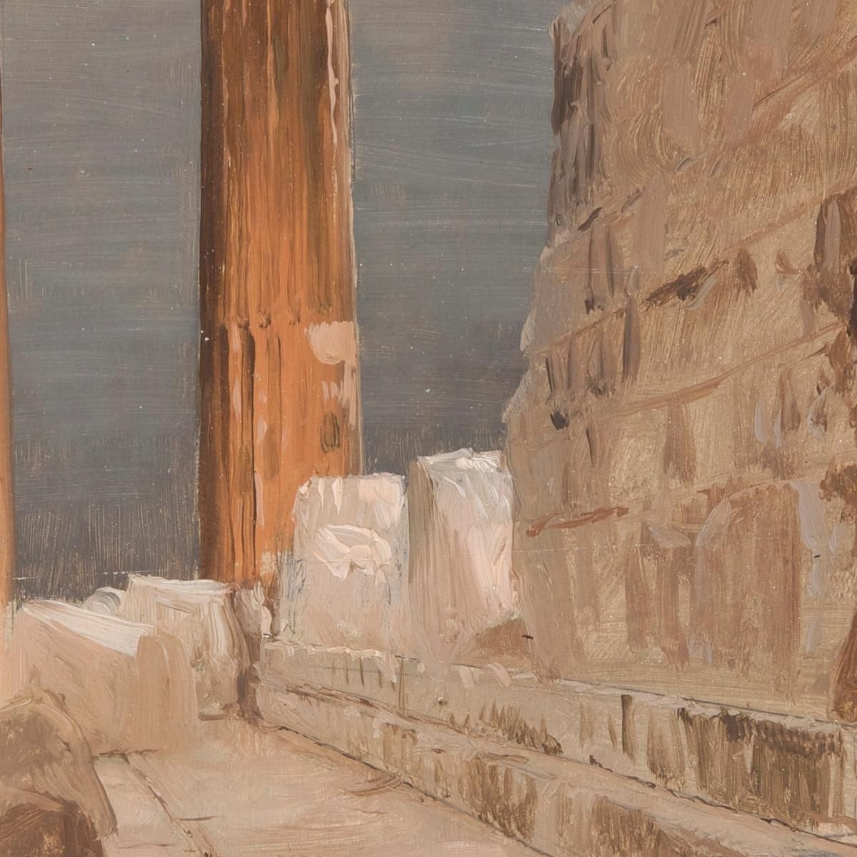 North Peristyle Of The Parthenon Athens Frederic Edwin Church fec62 canvas print