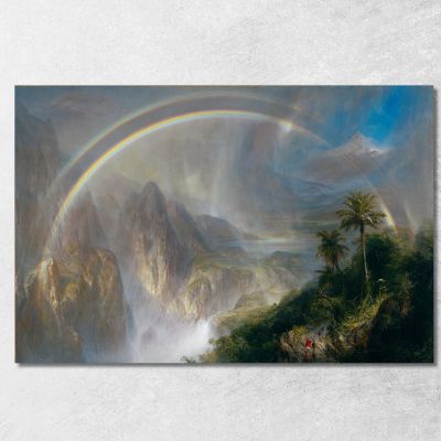 Rainy Season In The Tropics Frederic Edwin Church fec70 canvas print 