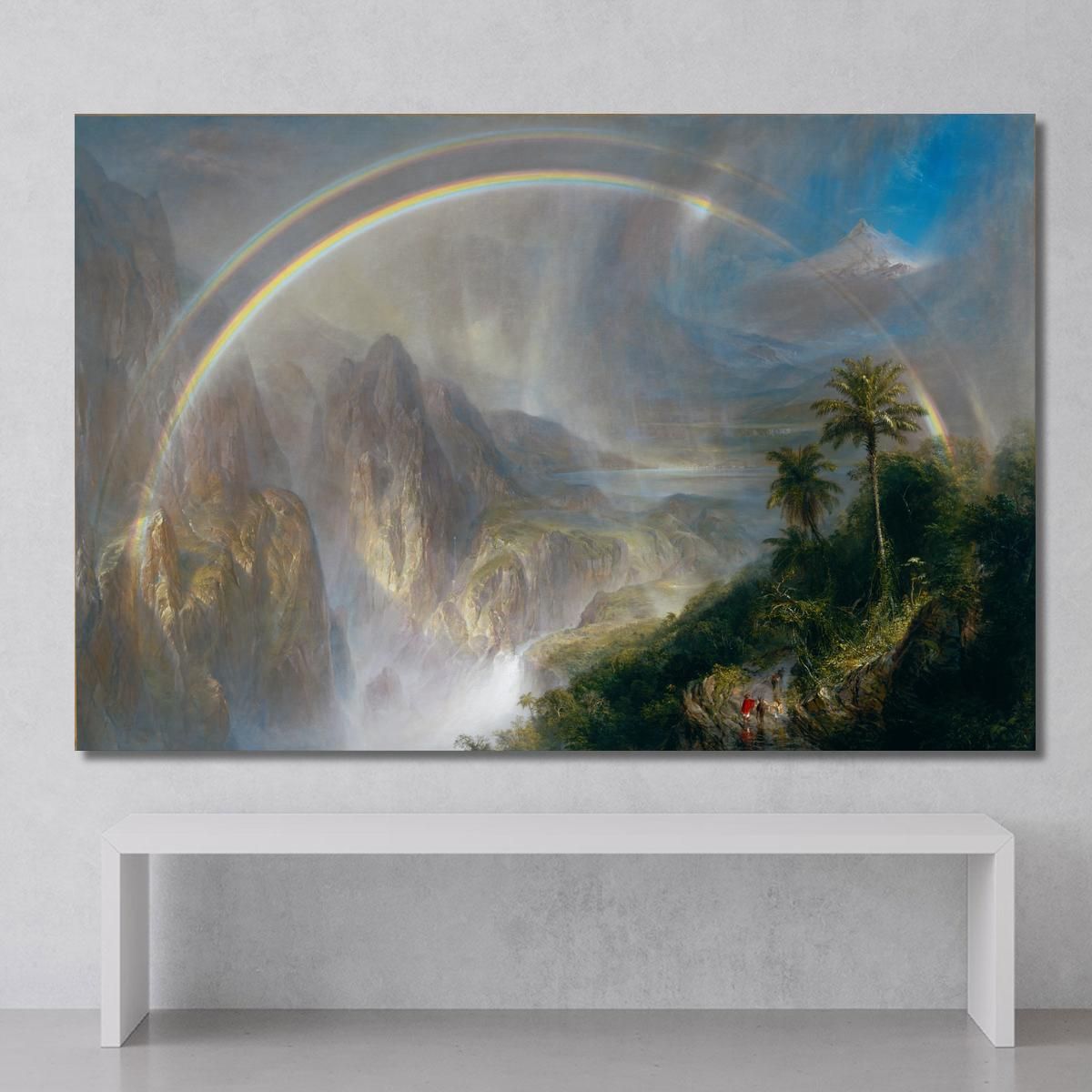 Rainy Season In The Tropics Frederic Edwin Church fec70 canvas print 