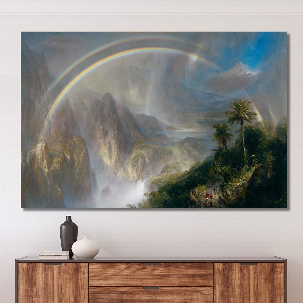 Rainy Season In The Tropics Frederic Edwin Church fec70 canvas print 