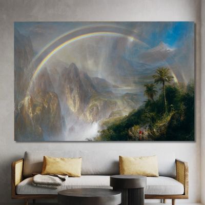 Rainy Season In The Tropics Frederic Edwin Church fec70 canvas print 