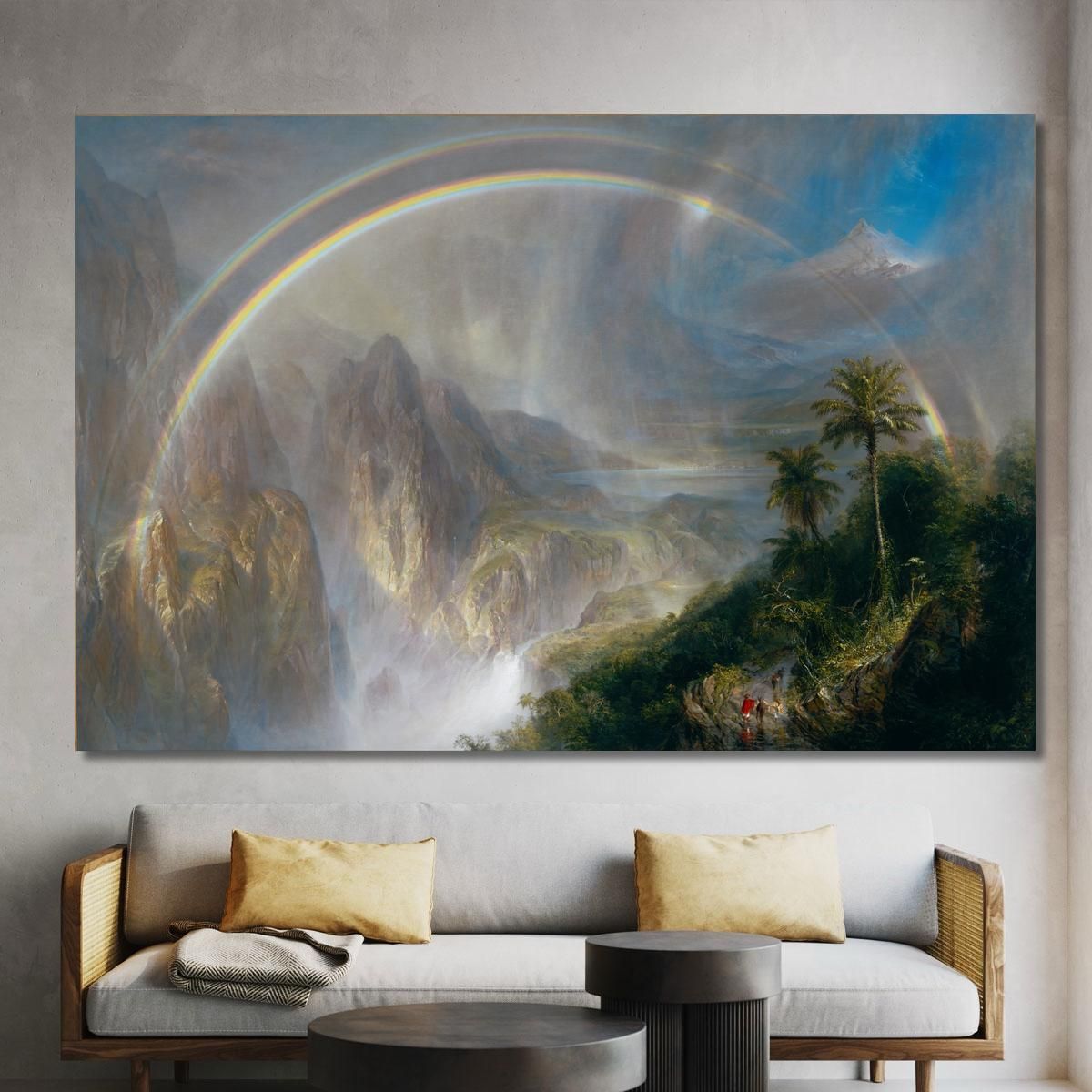 Rainy Season In The Tropics Frederic Edwin Church fec70 canvas print 