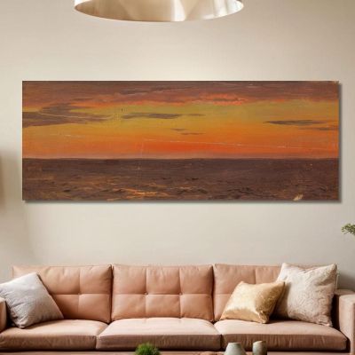 Seascape Frederic Edwin Church fec74 canvas print 