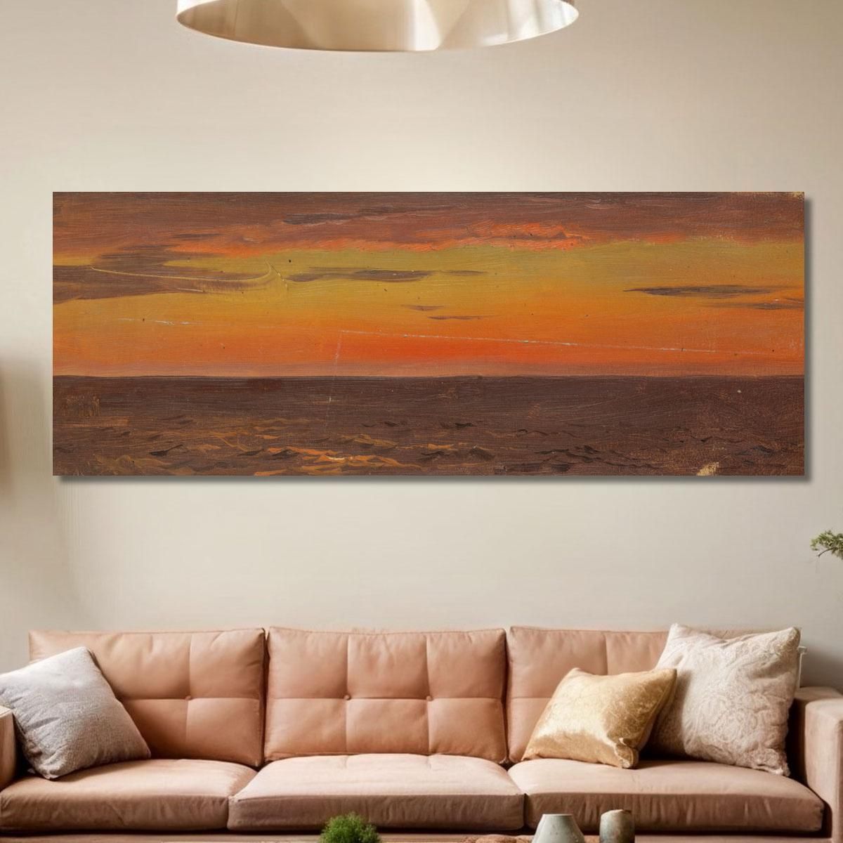 Seascape Frederic Edwin Church fec74 canvas print 
