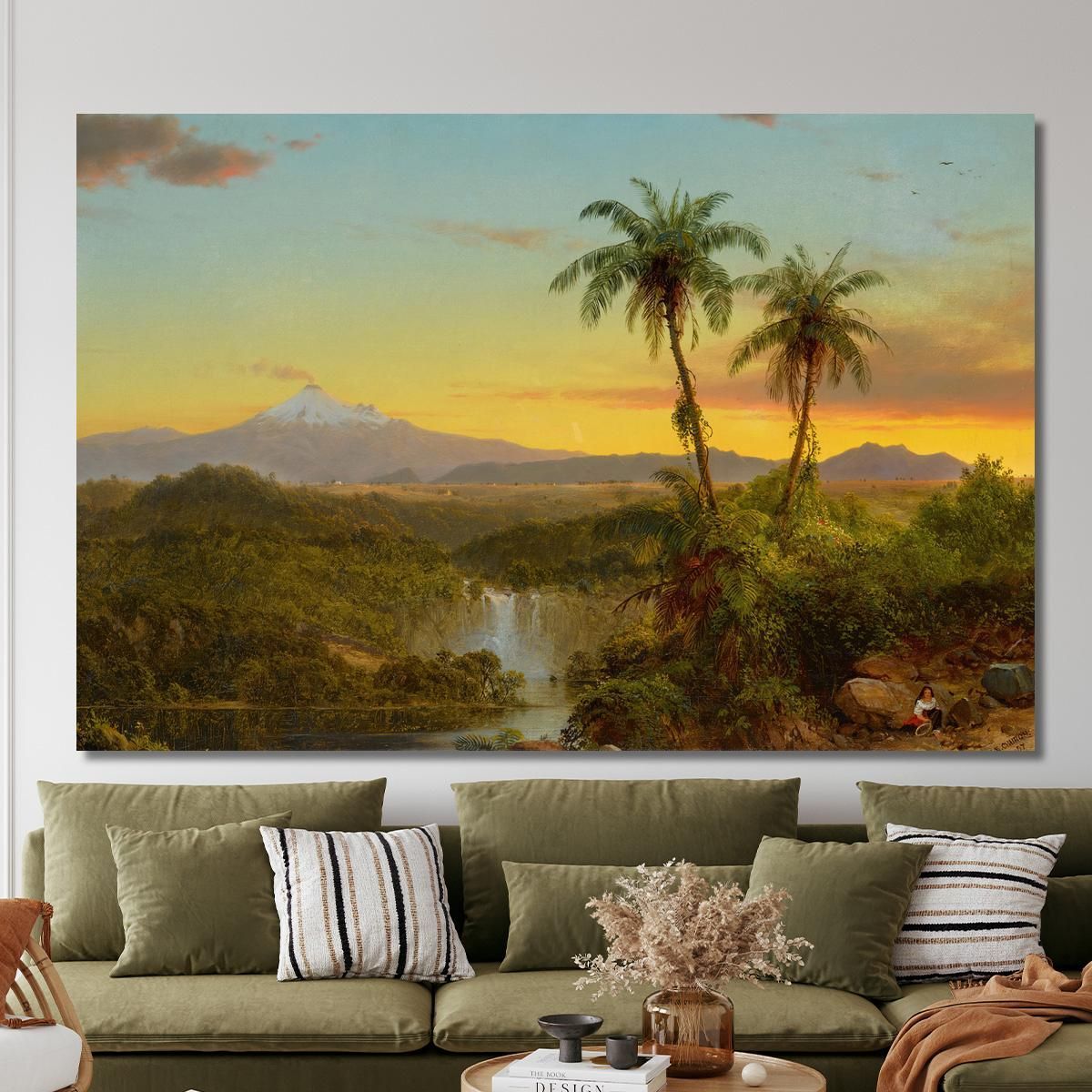 South American Landscape Ii Frederic Edwin Church fec75 canvas print 