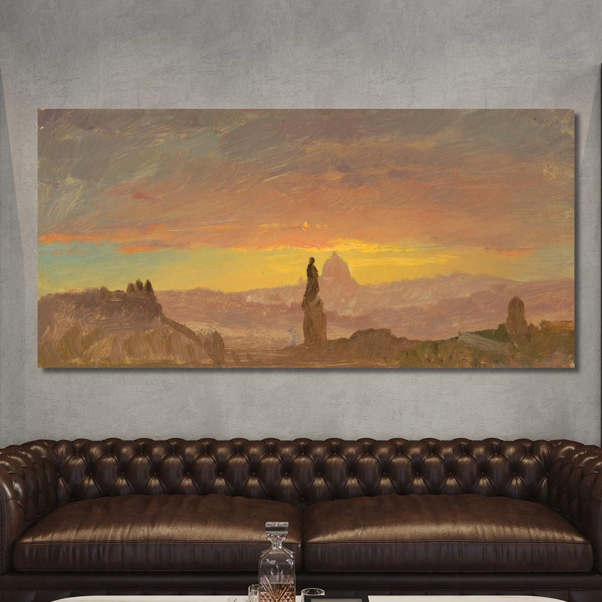 St. Peter'S Rome Frederic Edwin Church fec77 canvas print 
