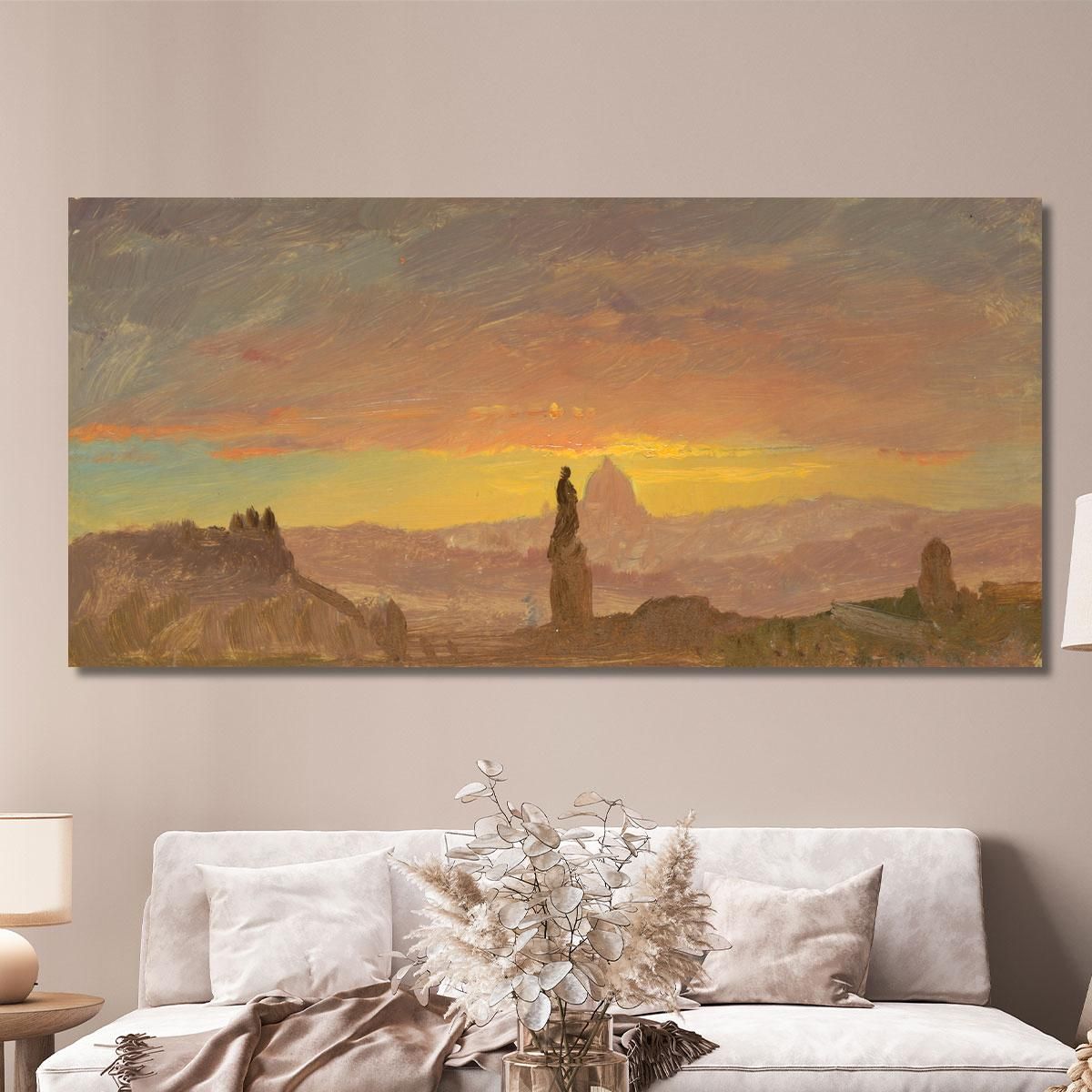 St. Peter'S Rome Frederic Edwin Church fec77 canvas print 