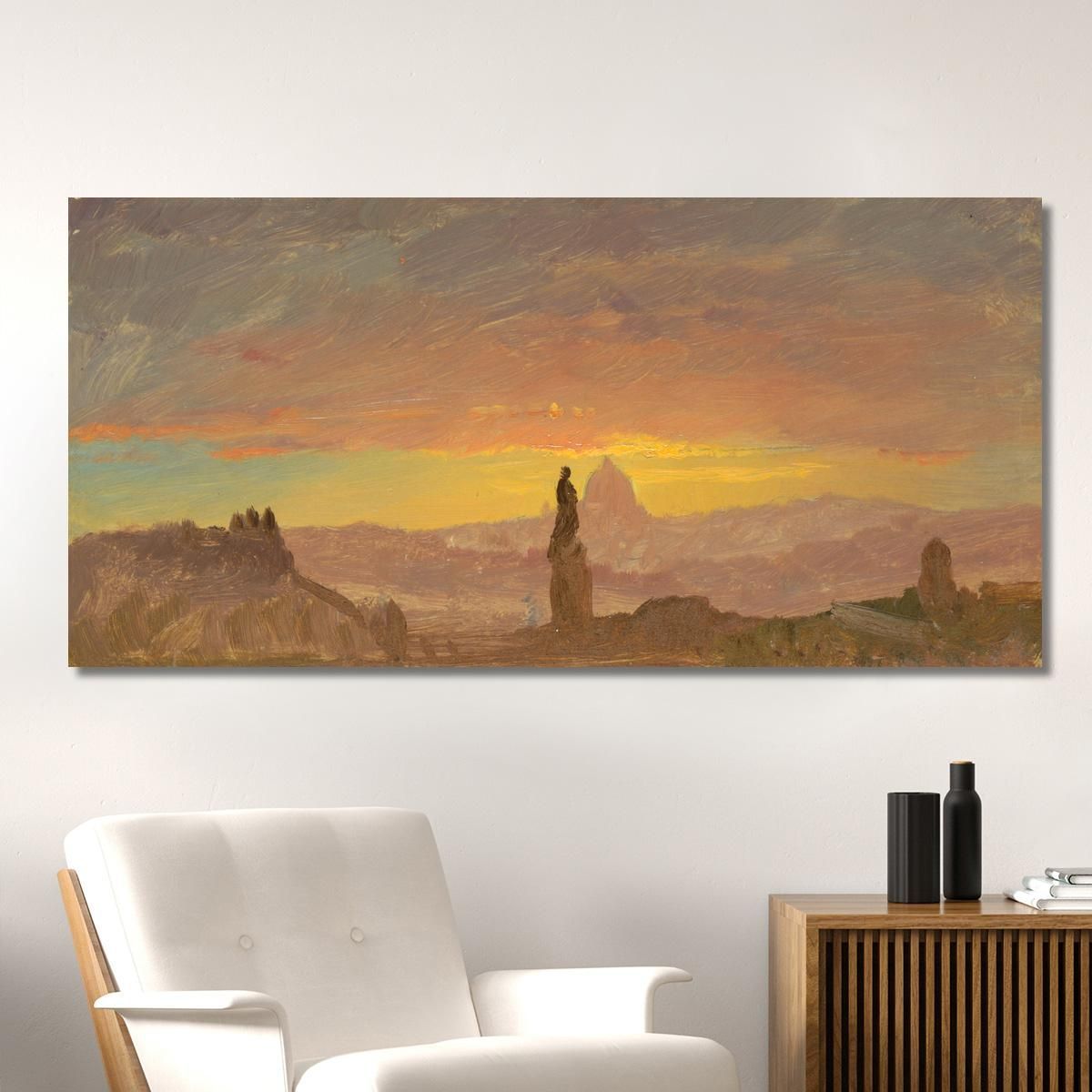 St. Peter'S Rome Frederic Edwin Church fec77 canvas print 