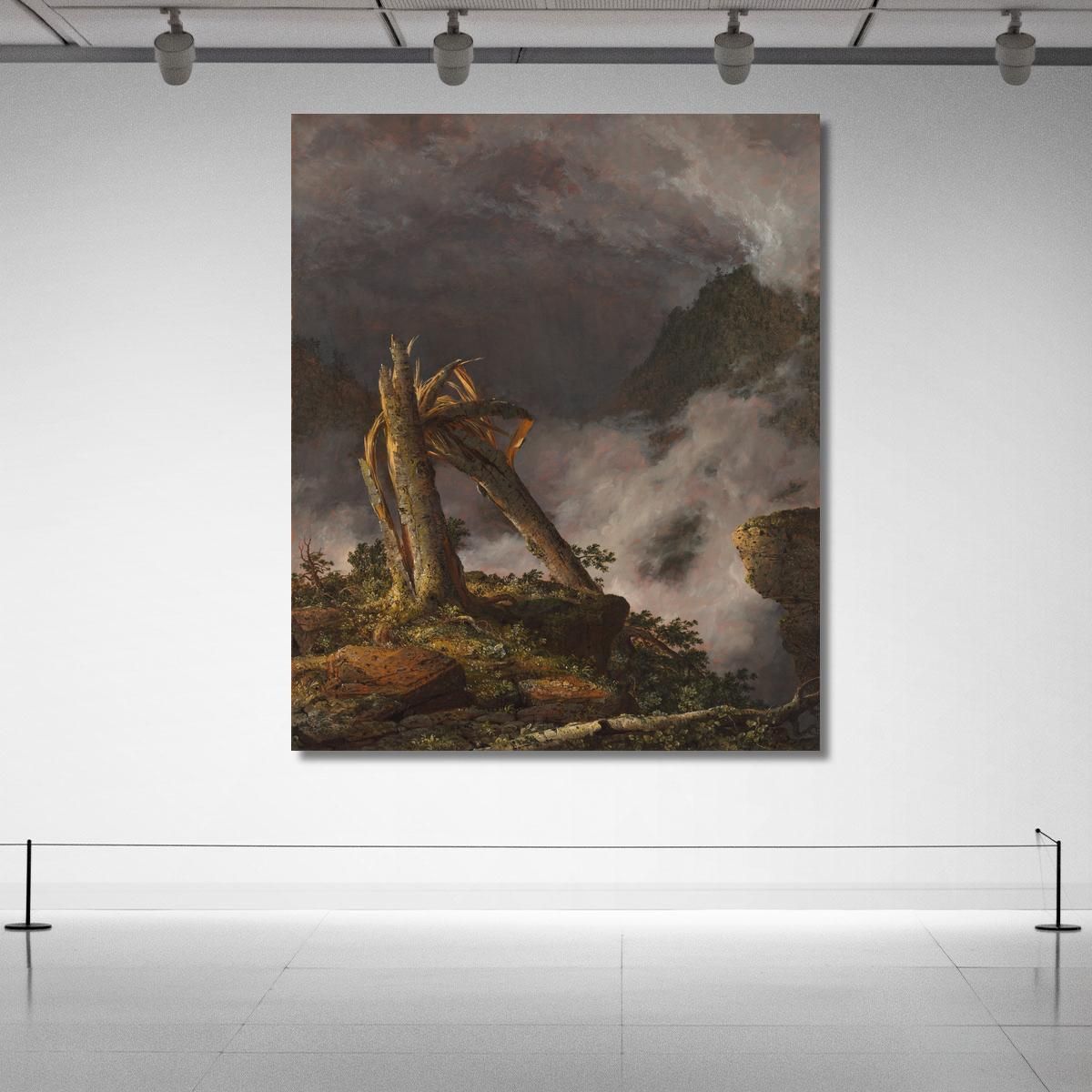 Storm In The Mountains Frederic Edwin Church fec78 canvas print 