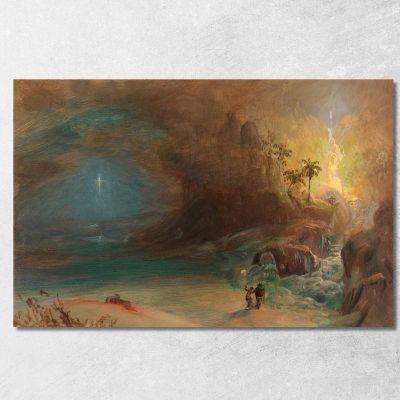 Study For 'Apotheosis To Thomas Cole' Frederic Edwin Church fec79 canvas print 