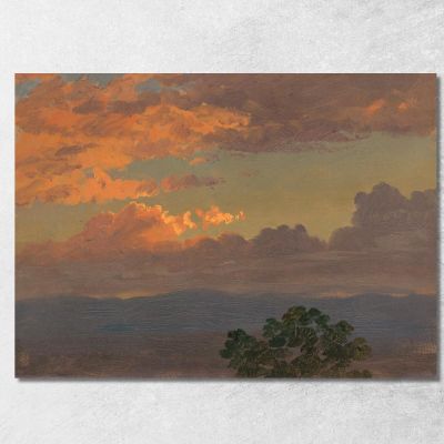 Sunset 2 Frederic Edwin Church fec81 canvas print 
