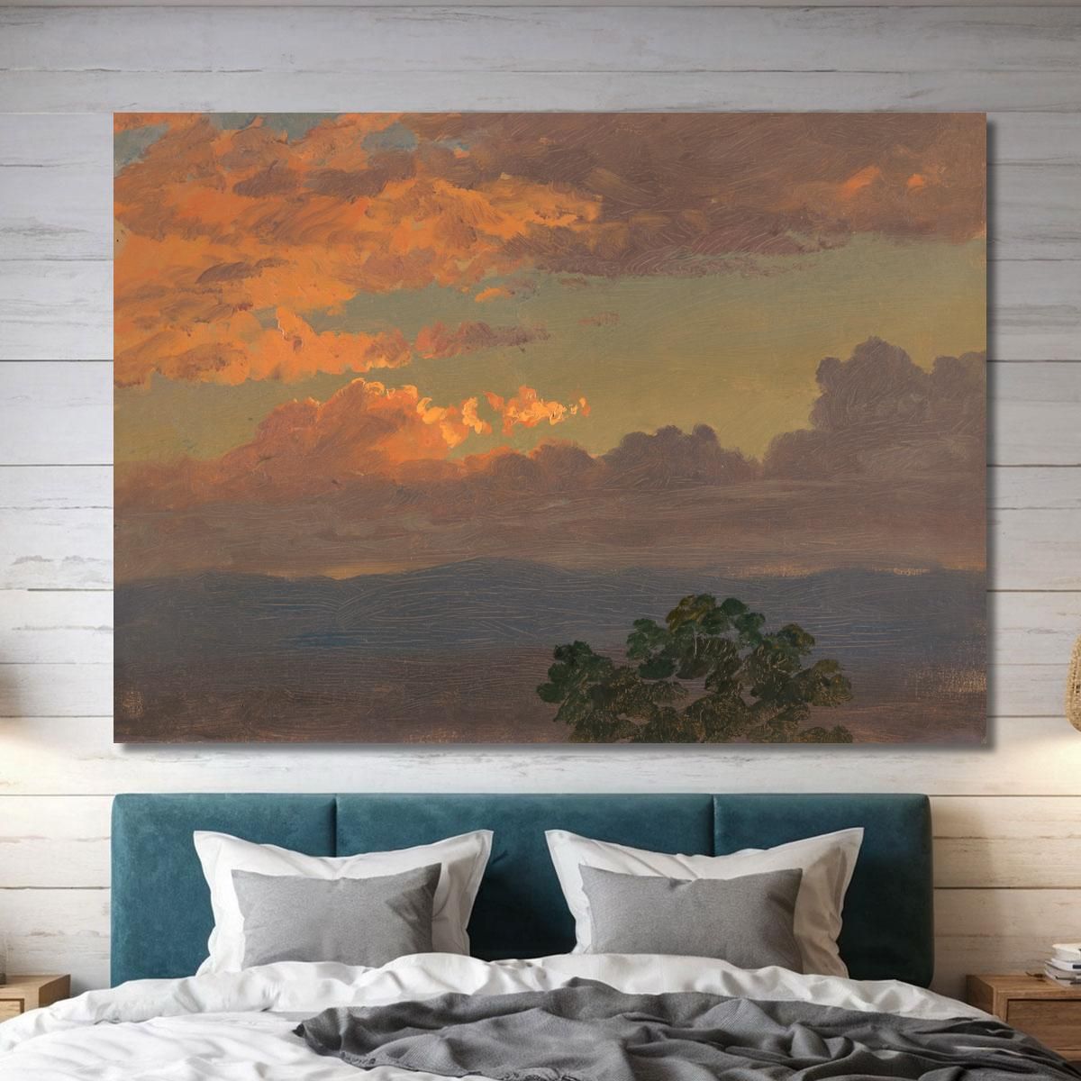 Sunset 2 Frederic Edwin Church fec81 canvas print 
