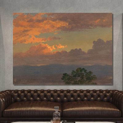 Sunset 2 Frederic Edwin Church fec81 canvas print 