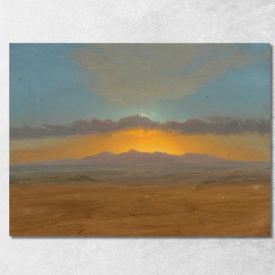 Sunset 3 Frederic Edwin Church fec82 canvas print 