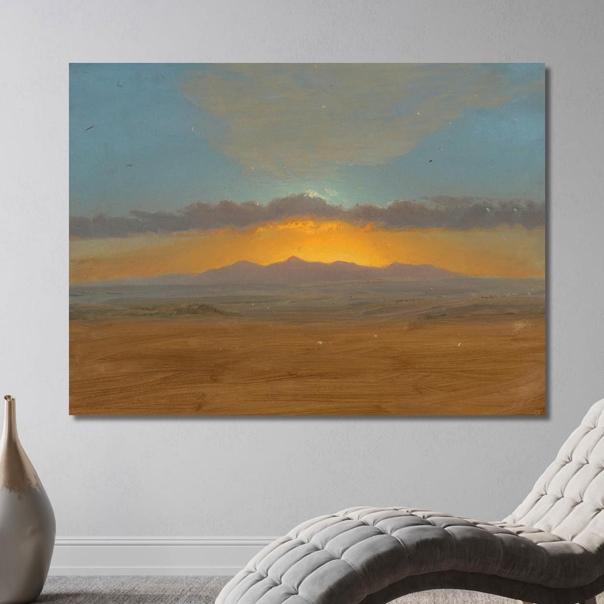 Sunset 3 Frederic Edwin Church fec82 canvas print 