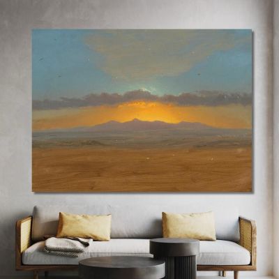 Sunset 3 Frederic Edwin Church fec82 canvas print 