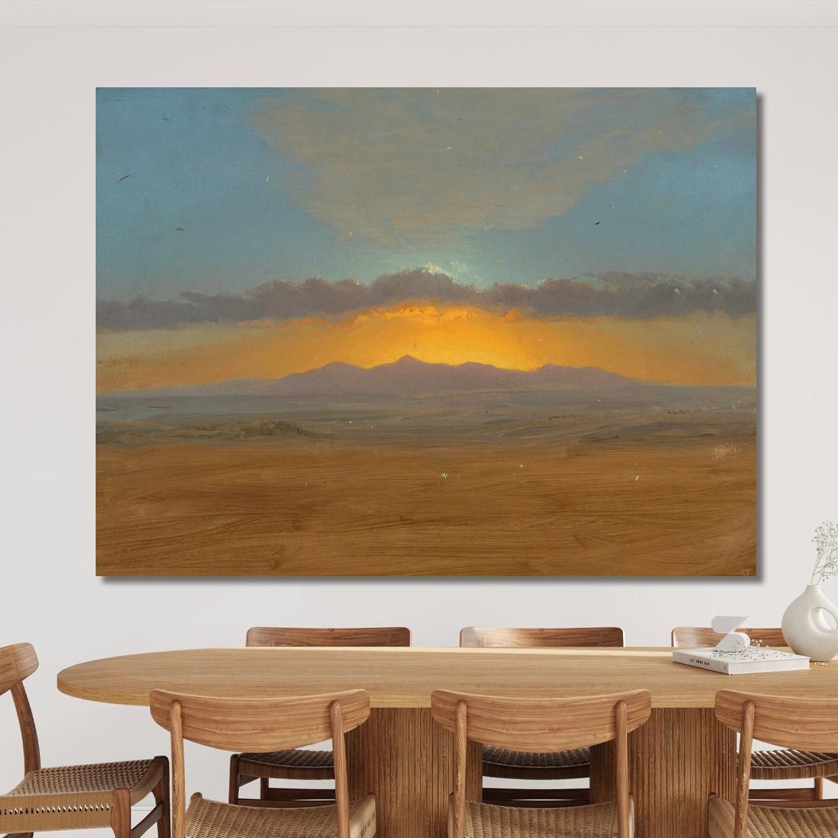 Sunset 3 Frederic Edwin Church fec82 canvas print 