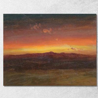 Sunset 5 Frederic Edwin Church fec83 canvas print 